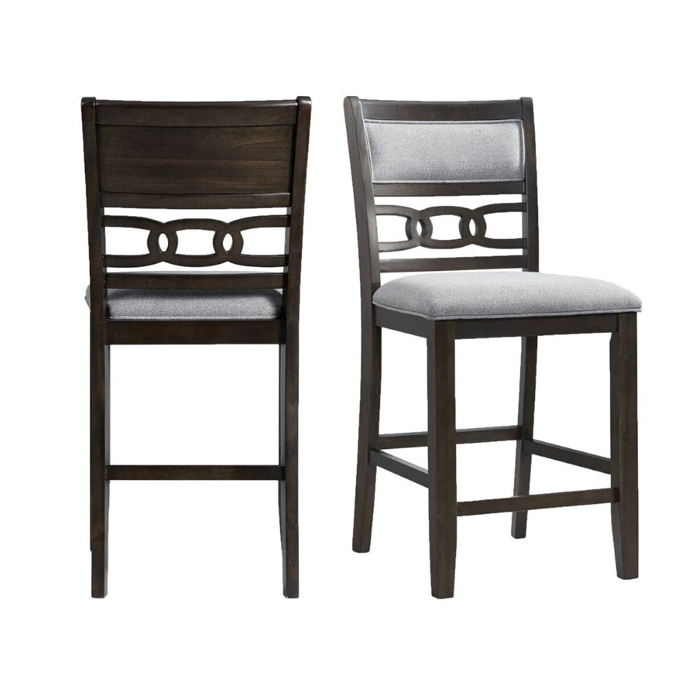 Picket House Furnishings - Taylor Counter Height Side Chair in Walnut (Set of 2) - DAH550CSC veiw 1