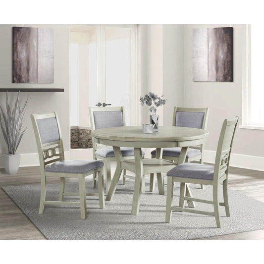 Picket House Furnishings - Taylor Standard Height 5PC Dining Set in Bisque - DAH7005PC veiw 1
