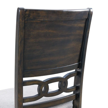 Picket House Furnishings - Taylor Standard Height 5PC Dining Set in Walnut - DAH5005PC veiw 4