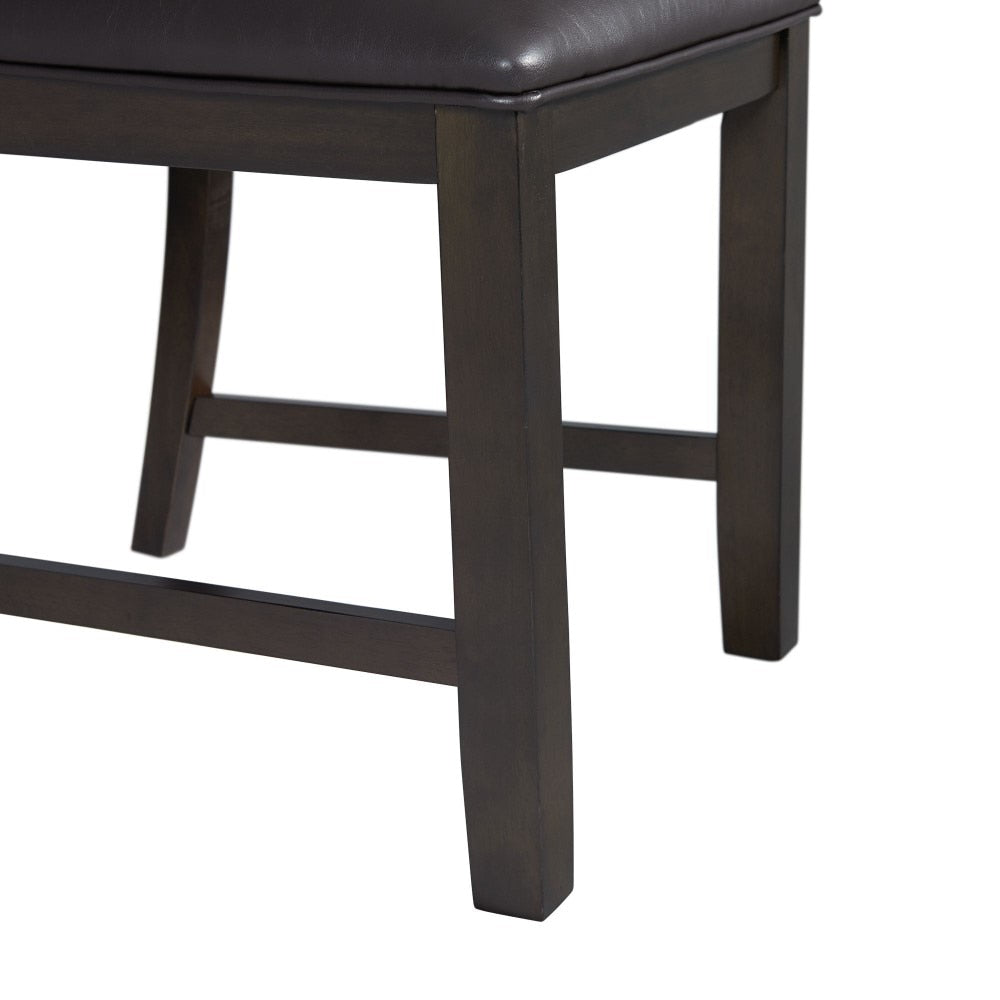 Picket House Furnishings - Taylor Standard Height Faux Leather Side Chair in Walnut (Set of 2) - DAH505SPC veiw 9