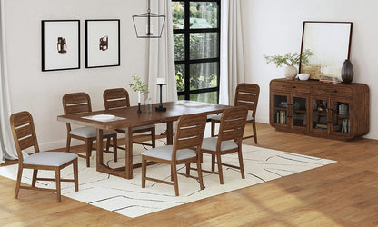 Picket House Furnishings -  Thorin 7PC Standard Height Dining Set in Brown-Table and Six Chairs - D-18900-5-DT-7PC view 5