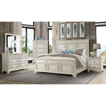 Picket House Furnishings - Trent 2-Drawer Nightstand in White - CY750NS veiw 4