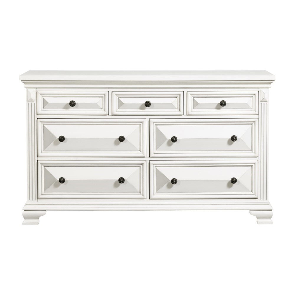 Picket House Furnishings - Trent 7-Drawer Dresser in White - CY700DR veiw 2