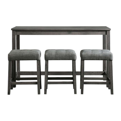 Picket House Furnishings - Turner Multipurpose Bar Table Set in Charcoal - D-14030-BTSP veiw 2