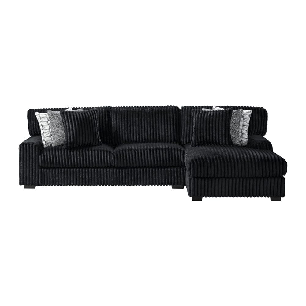 Picket House Furnishings -  Twilight 2PC Sectional Set in Grand Cord - U-16570-10473-2PC view 2