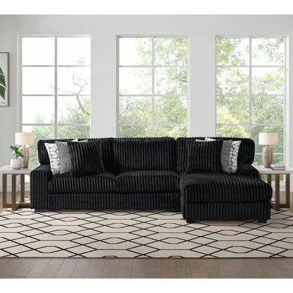 Picket House Furnishings -  Twilight 2PC Sectional Set in Grand Cord - U-16570-10473-2PC view 4