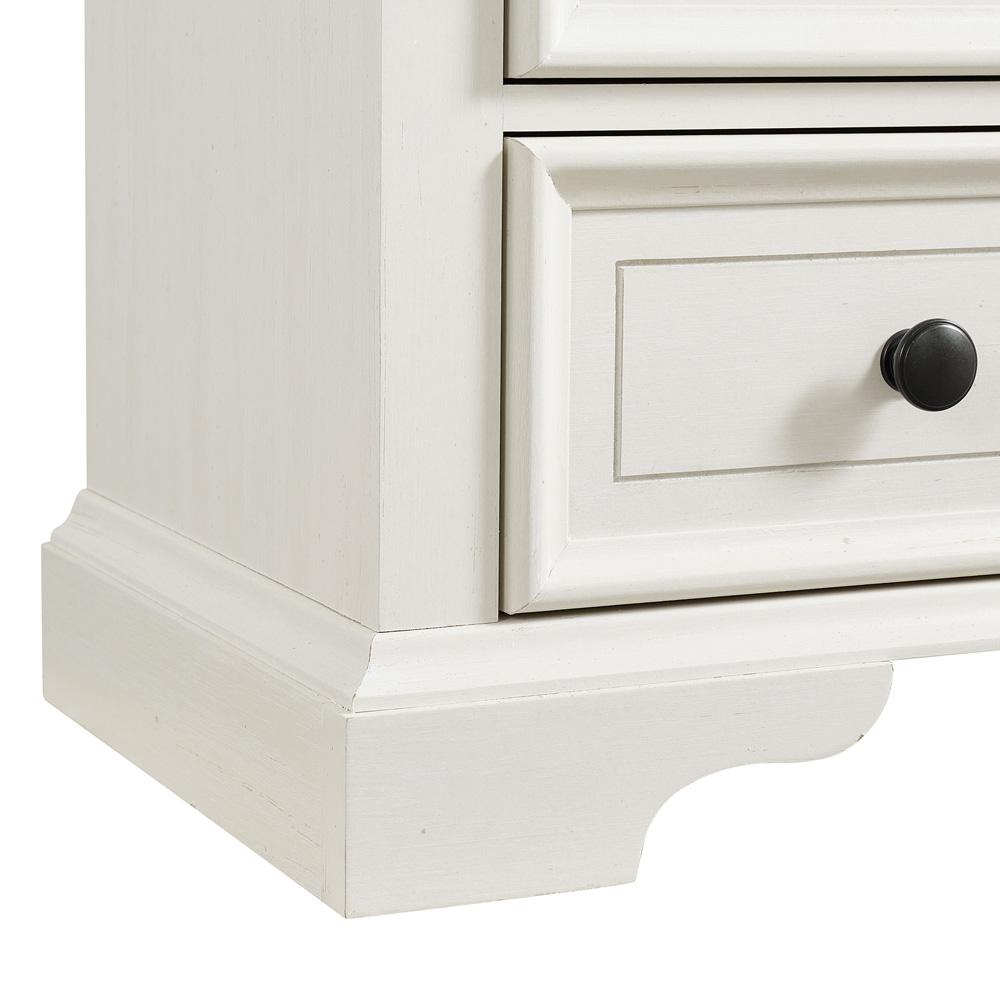Picket House Furnishings - Ulysses Youth 3-Drawer Nightstand in Brown and White - Y-13160-7-NS veiw 3
