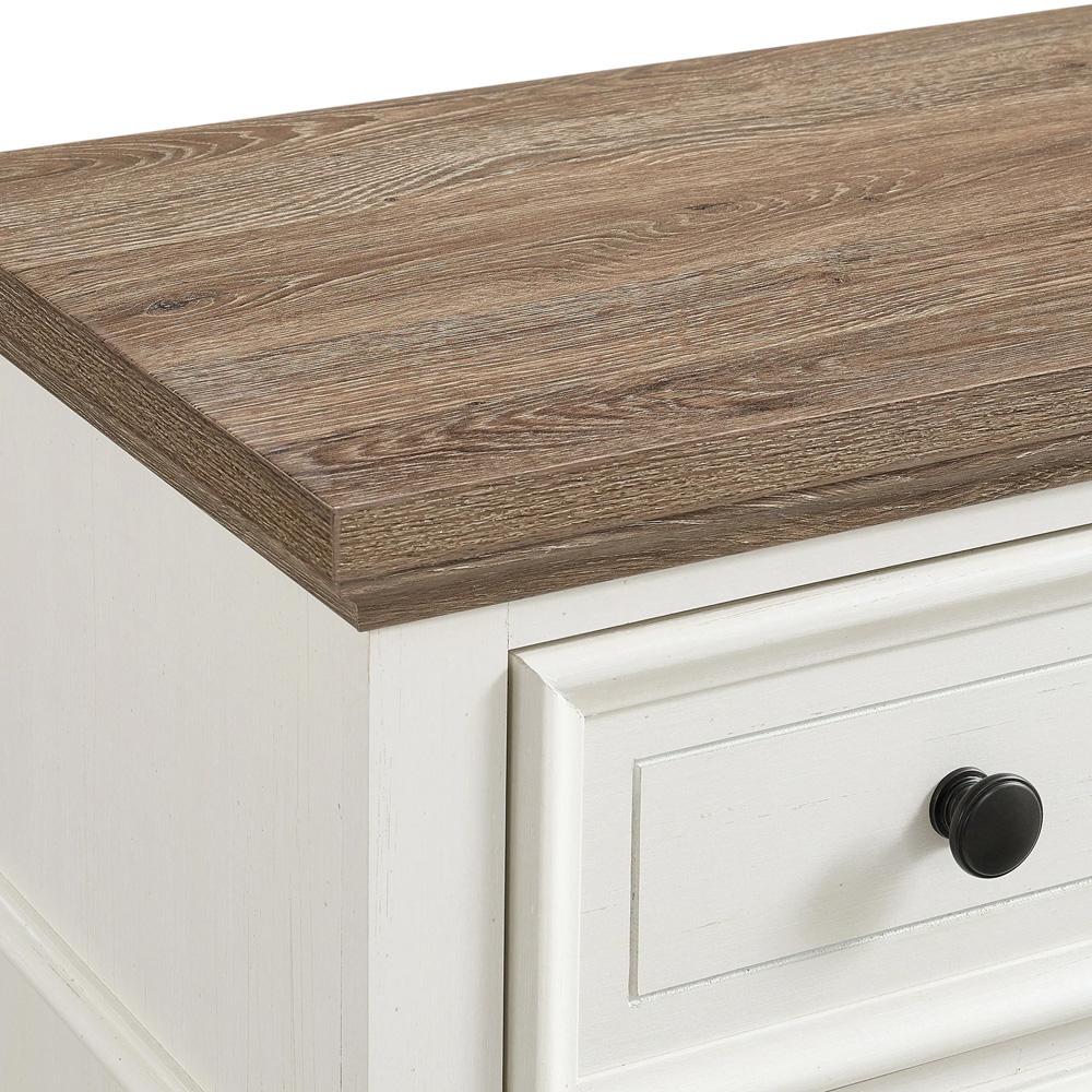 Picket House Furnishings - Ulysses Youth 5-Drawer Chest in Brown and White - Y-13160-7-CH veiw 4