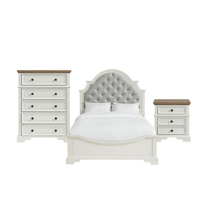 Picket House Furnishings - Ulysses Youth Full UPH 3PC Bedroom Set in White - Y-13160-7-FUB-3PC veiw 1