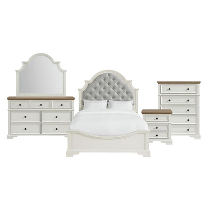 Picket House Furnishings - Ulysses Youth Full UPH 5PC Bedroom Set in White - Y-13160-7-FUB-5PC veiw 1