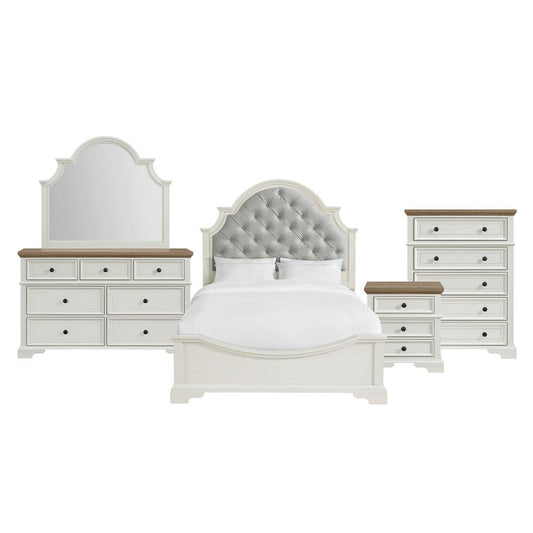 Picket House Furnishings - Ulysses Youth Full UPH 5PC Bedroom Set in White - Y-13160-7-FUB-5PC veiw 1