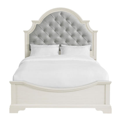 Picket House Furnishings - Ulysses Youth Full UPH Bed in White - Y-13160-7-FUB veiw 2