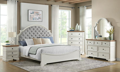 Picket House Furnishings - Ulysses Youth Full UPH Bed in White - Y-13160-7-FUB veiw 5