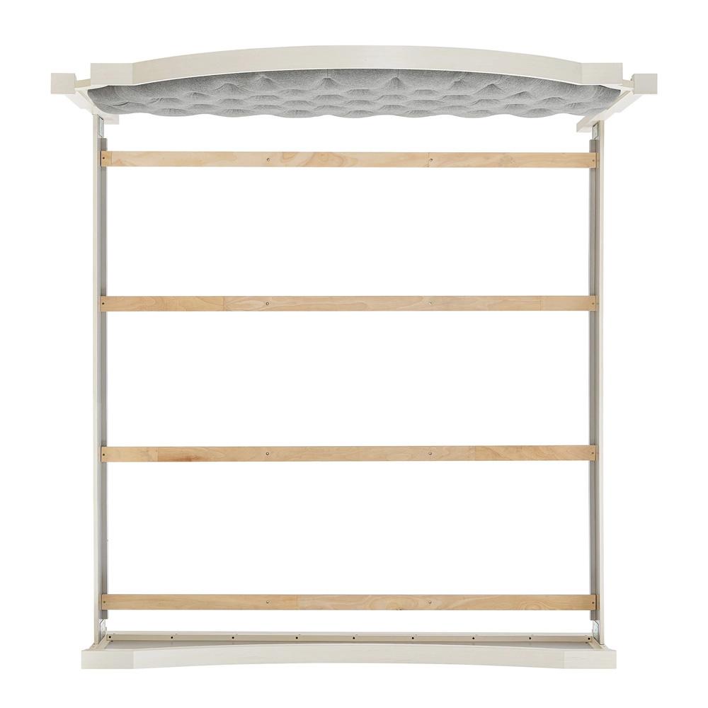 Picket House Furnishings - Ulysses Youth King UPH 3PC Bedroom Set in White - Y-13160-7-KUB-3PC veiw 5