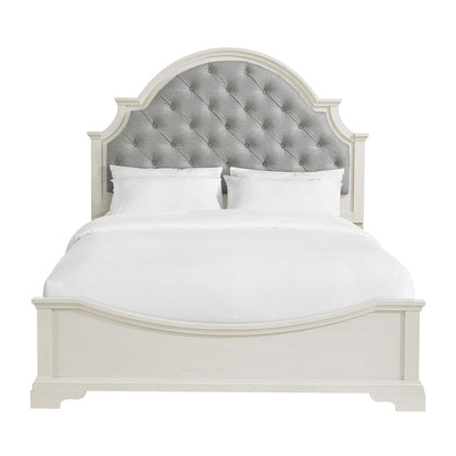 Picket House Furnishings - Ulysses Youth Queen UPH Bed in White - Y-13160-7-QUB veiw 1