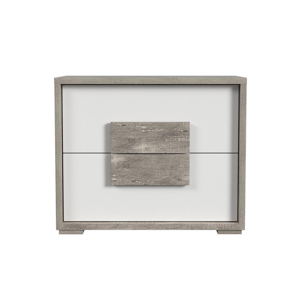 Picket House Furnishings - Vega 2-Drawer Nightstand with USB in Dual Tone - B-16010-7-NS2 veiw 2