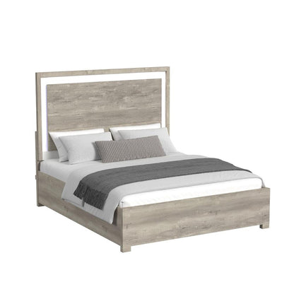 Picket House Furnishings - Vega King 5PC Bedroom Set with LED in Dual Tone - B-16010-7-KBL-5PC veiw 4