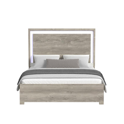 Picket House Furnishings - Vega King Bed with LED in Dual Tone - B-16010-7-KBL veiw 2