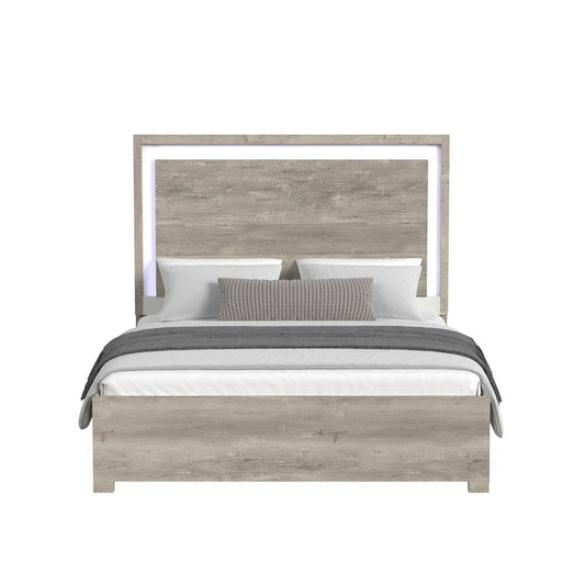 Picket House Furnishings - Vega King Bed with LED in Dual Tone - B-16010-7-KBL veiw 2