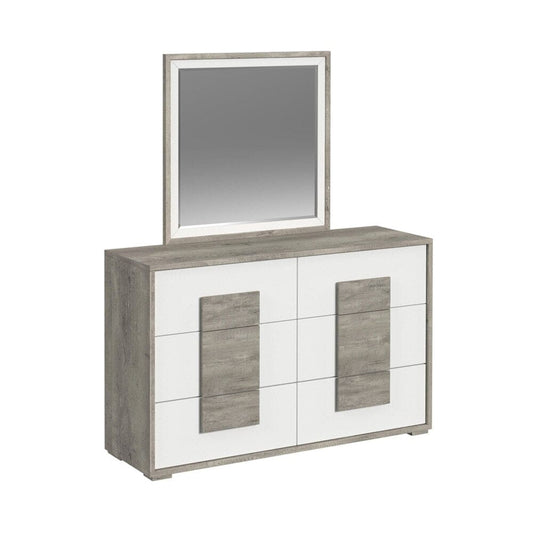 Picket House Furnishings - Vega Queen 5PC Bedroom Set with LED in Dual Tone - B-16010-7-QBL-5PC veiw 2
