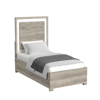 Picket House Furnishings - Vega Twin Bed with LED in Dual Tone - B-16010-7-TBL veiw 1