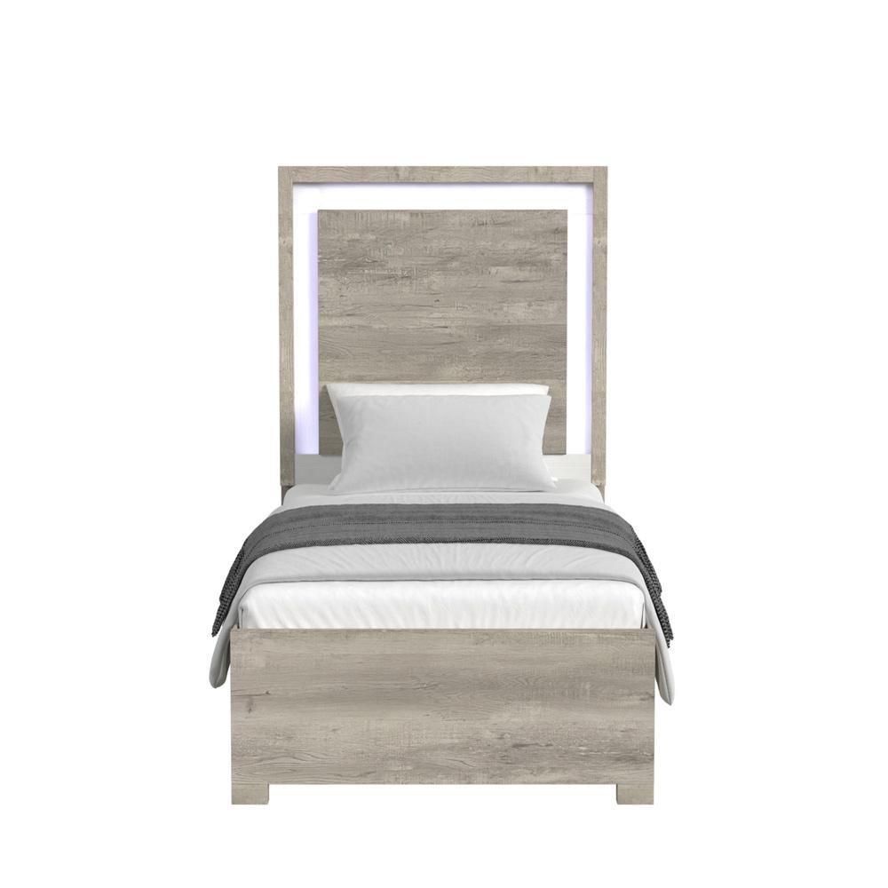 Picket House Furnishings - Vega Twin Bed with LED in Dual Tone - B-16010-7-TBL veiw 2