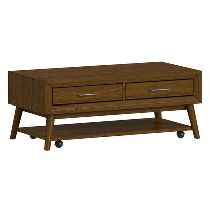 Picket House Furnishings - Veronica 2PC Occasional Table Set in Walnut-Coffee Table & End Table - T-16550-5-2PC view 2