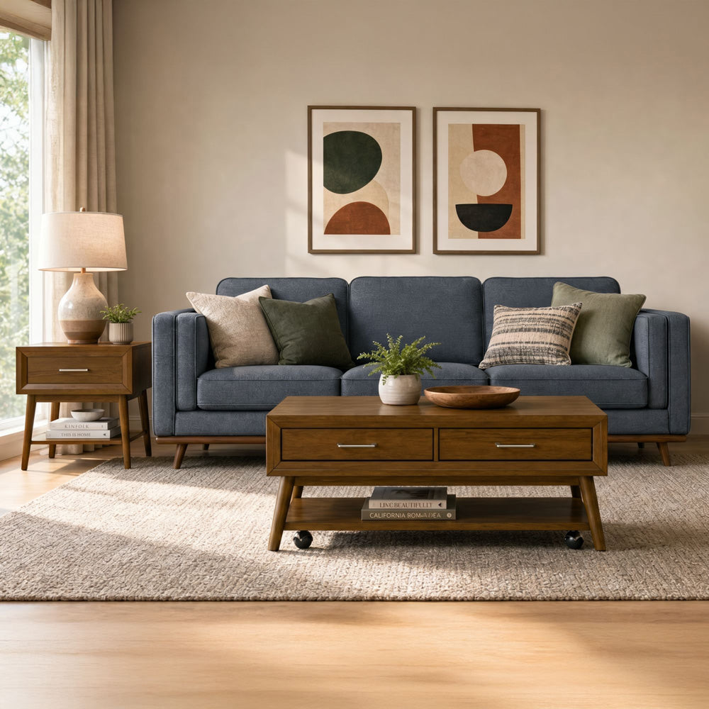 Picket House Furnishings - Veronica 2PC Occasional Table Set in Walnut-Coffee Table & End Table - T-16550-5-2PC view 8