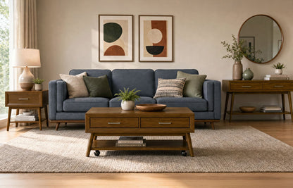 Picket House Furnishings - Veronica 3PC Occasional Table Set in Walnut-Coffee Table, End Table & Sofa Table - T-16550-5-ST-3PC view 10