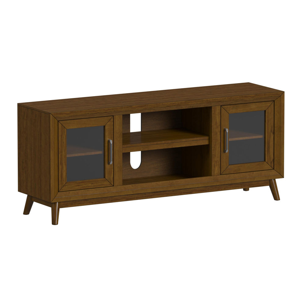 Picket House Furnishings - Veronica 5PC Entertainment Unit With 60" TV Console in Walnut - LA-16550-5-TV1-5PC view 2