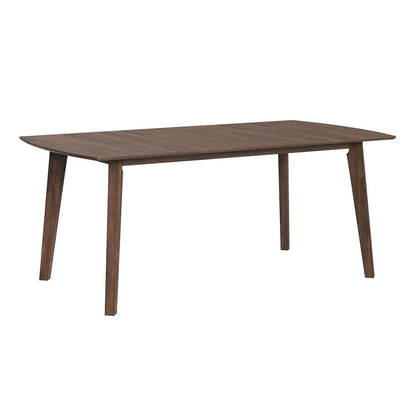 Picket House Furnishings -  Veronica 5PC Standard Height Dining Set in Walnut-Rectangular Table and Four Dark Grey Fabric Chairs - D-16550-5-DT1-SCS-5PC view 2