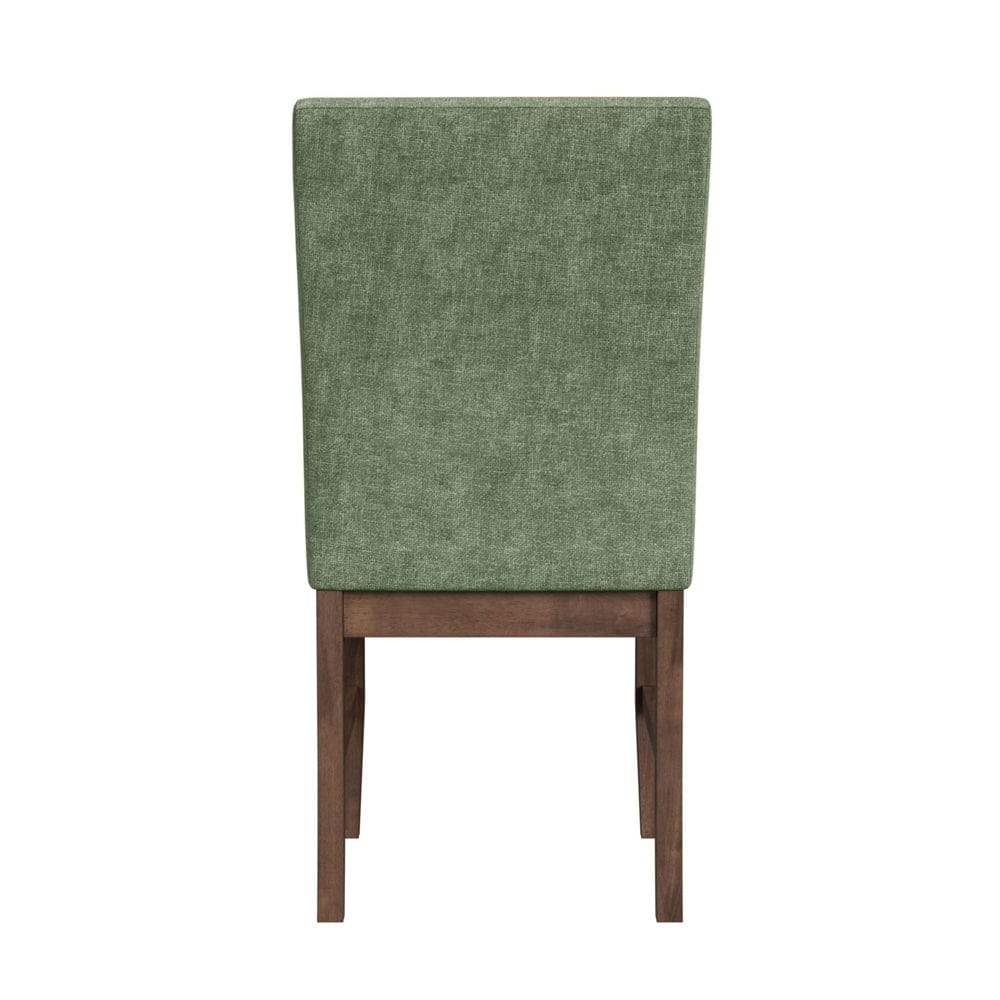 Picket House Furnishings -  Veronica Dining Side Chair with Avocado Fabric in Walnut Set of 2 - D-16550-5-SCA view 5