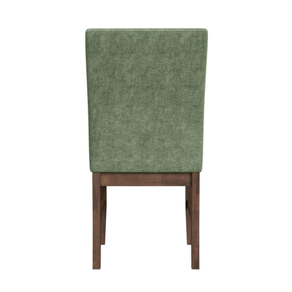 Picket House Furnishings -  Veronica Dining Side Chair with Avocado Fabric in Walnut Set of 2 - D-16550-5-SCA view 5