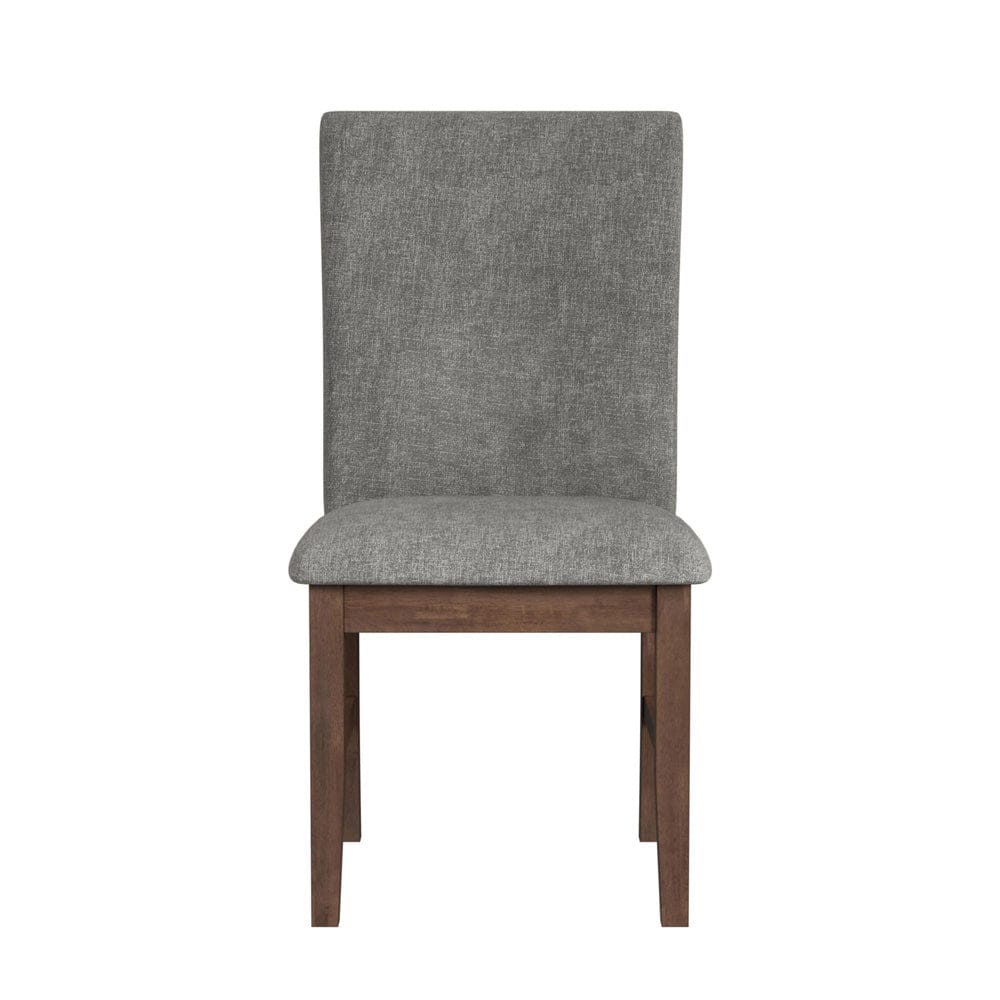 Picket House Furnishings -  Veronica Dining Side Chair with Dark Grey Fabric in Walnut Set of 2 - D-16550-5-SCS view 3