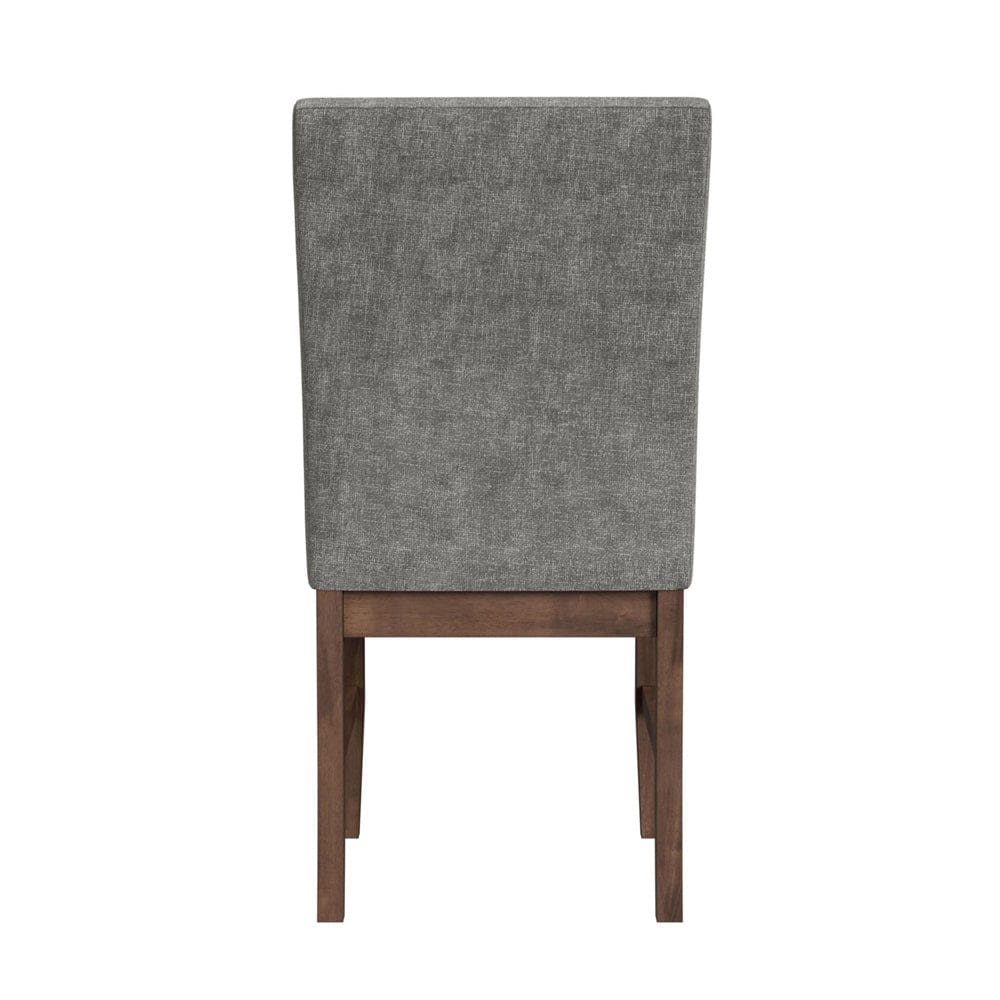 Picket House Furnishings -  Veronica Dining Side Chair with Dark Grey Fabric in Walnut Set of 2 - D-16550-5-SCS view 5