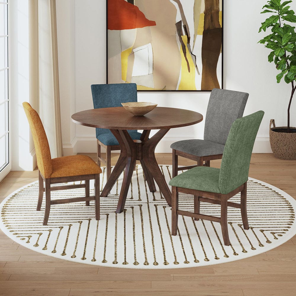 Picket House Furnishings -  Veronica Round Dining Table in Walnut - D-16550-5-RDT view 3