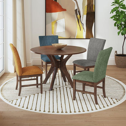 Picket House Furnishings -  Veronica Round Dining Table in Walnut - D-16550-5-RDT view 3