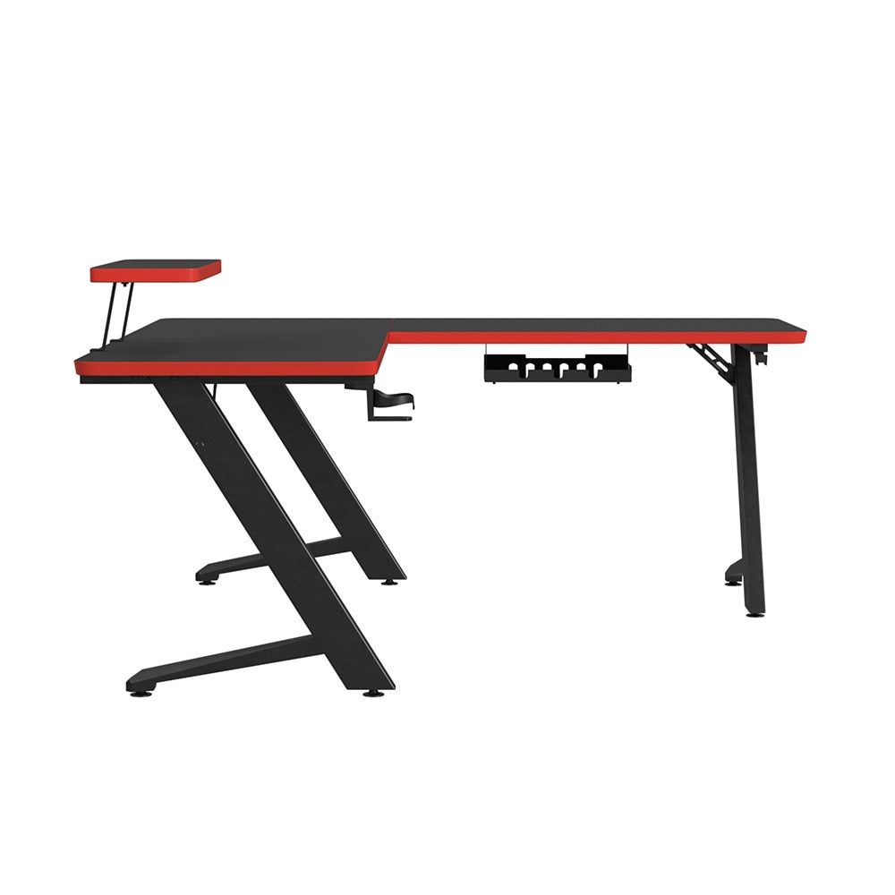Picket House Furnishings - Vertex L shape Desk in Black - H-14230-8-DK veiw 1