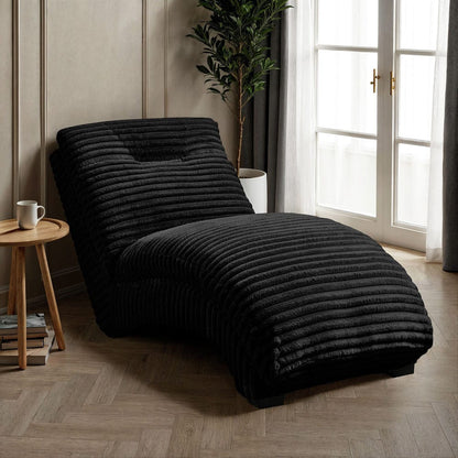 Picket House Furnishings -  Victoria Chaise in Masis Black - U-11230-8847-110 view 4