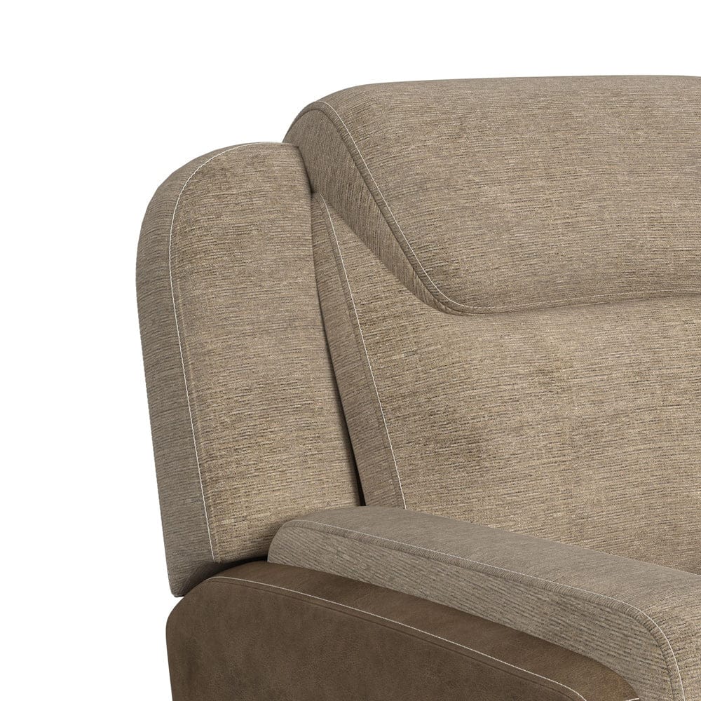 Picket House Furnishings - Viper  Motion Glider Loveseat with Console in Rancho Beige - U-11550-10530-287 view 3