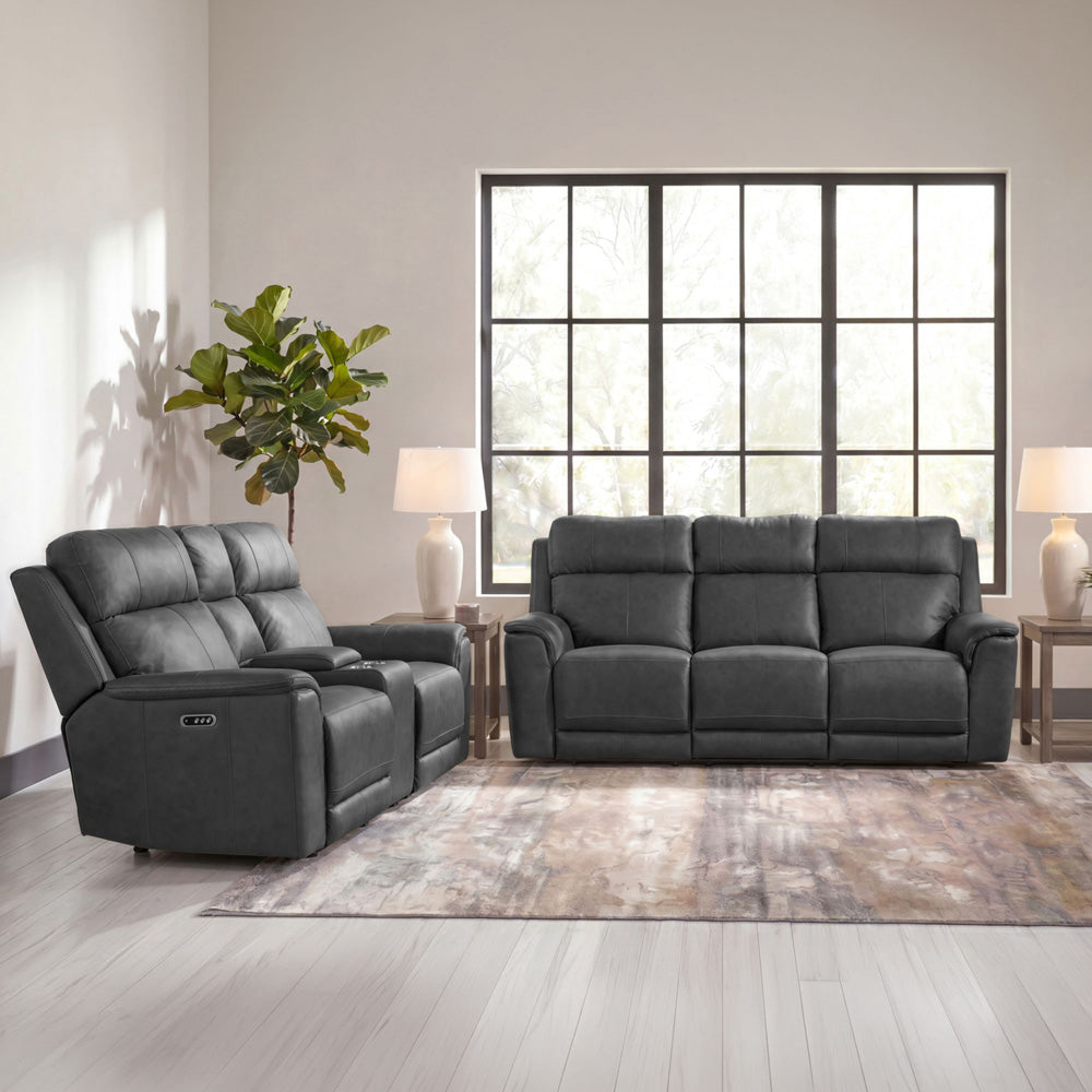Picket House Furnishings - Walker 2PC Living Room Set in Aline Anthracite-Sofa & Loveseat - U-16110-11431-SL-2PC view 10