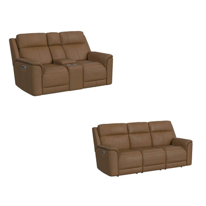 Picket House Furnishings - Walker 2PC Living Room Set in Aline Butternut-Sofa & Loveseat - U-16110-11430-SL-2PC veiw 1
