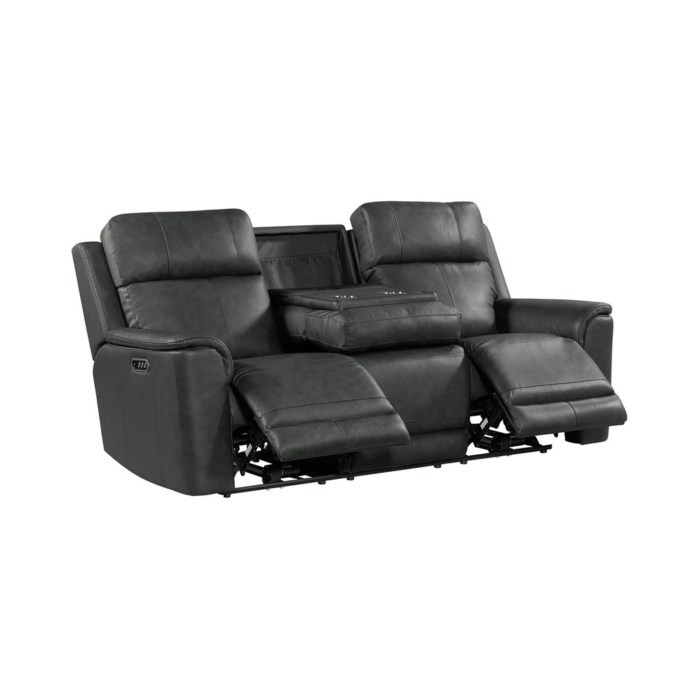 Picket House Furnishings - Walker 3PC Living Room Set in Aline Anthracite-Sofa, Loveseat & Recliner - U-16110-11431-3PC view 5