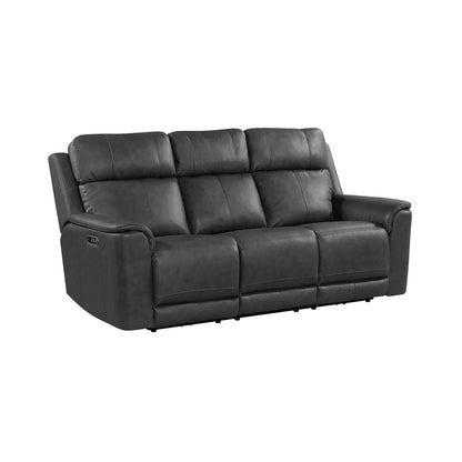 Picket House Furnishings - Walker P3 Sofa with DDT, Wireless Chargerin Aline Anthracite - U-16110-11431-308PPP view 1