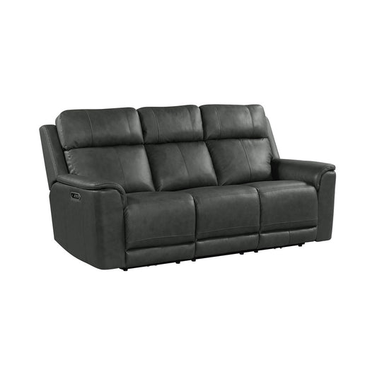 Picket House Furnishings - Walker P3 Sofa with DDT, Wireless Chargerin Aline Anthracite - U-16110-11431-308PPP view 1