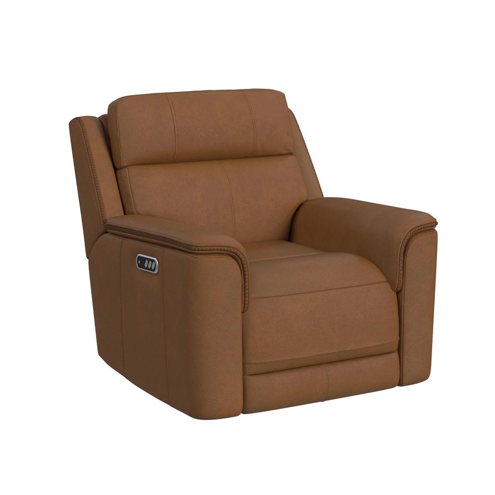 Picket House Furnishings - Walker Power Motion Recliner with Power Headrest and Lumbar in Aline Butternut - U-16110-11430-105PPP veiw 1