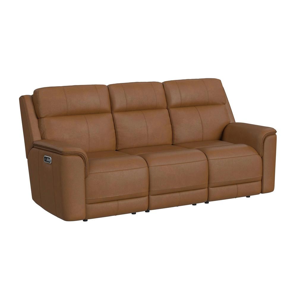 Picket House Furnishings - Walker Power Motion Sofa with DDT, Wireless Charger, Power Headrest and Lumbar in Aline Butternut - U-16110-11430-308PPP veiw 1