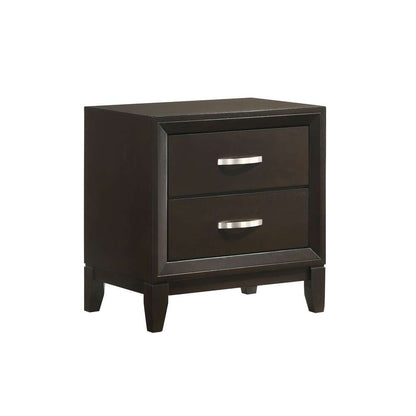 Picket House Furnishings - Warren 2-Drawer Nightstand in Merlot - B-1140-NS veiw 1