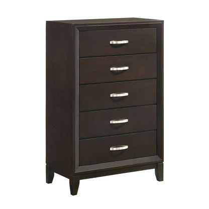 Picket House Furnishings - Warren 5-Drawer Chest in Merlot - B-1140-CH veiw 1