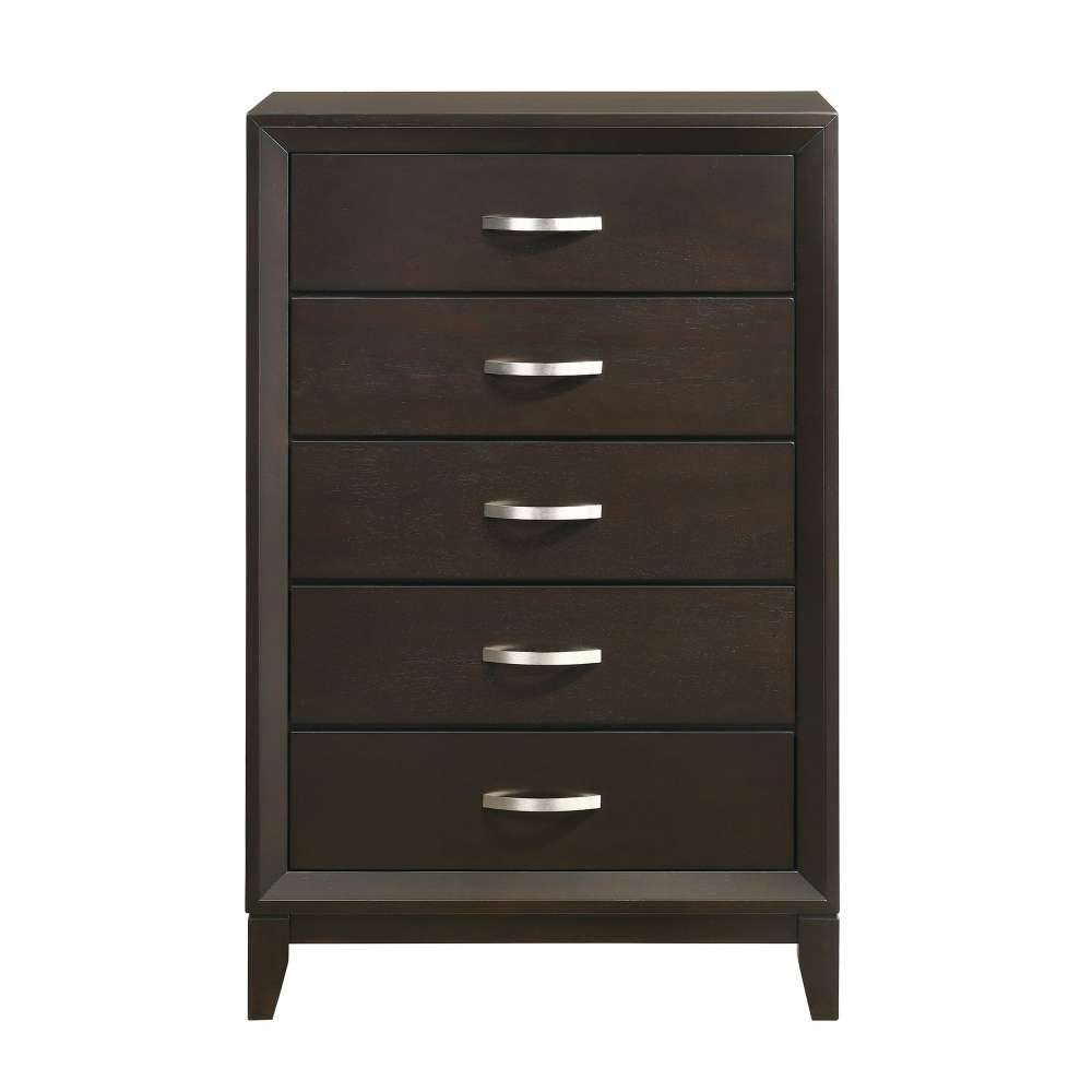 Picket House Furnishings - Warren 5-Drawer Chest in Merlot - B-1140-CH veiw 2
